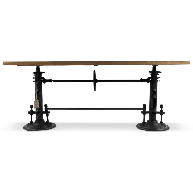 Table à Manger Bois Marron 180x90,5x78/111cm