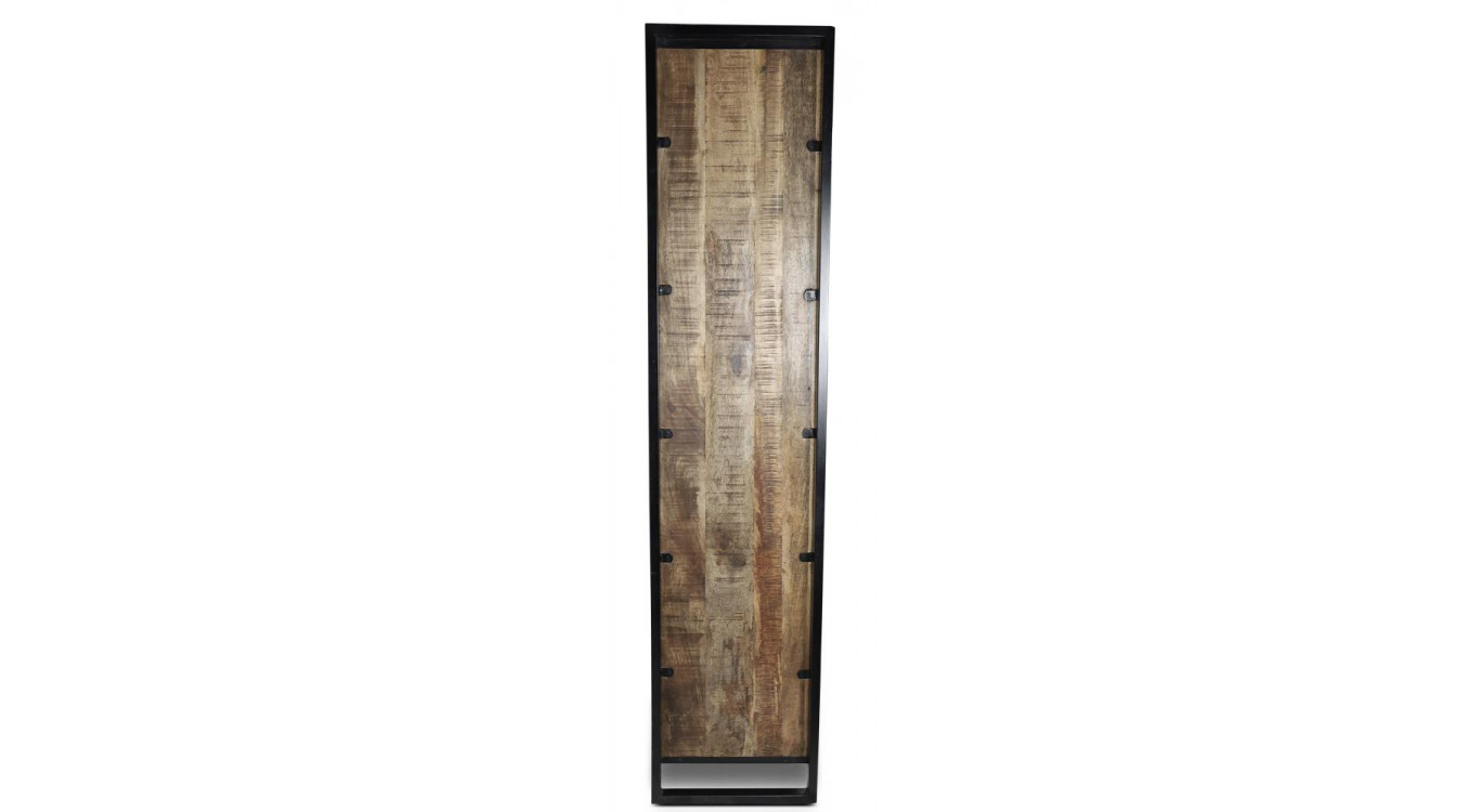 Anrichte mit 2 Schubladen Holz Braun 100x44x200,5cm