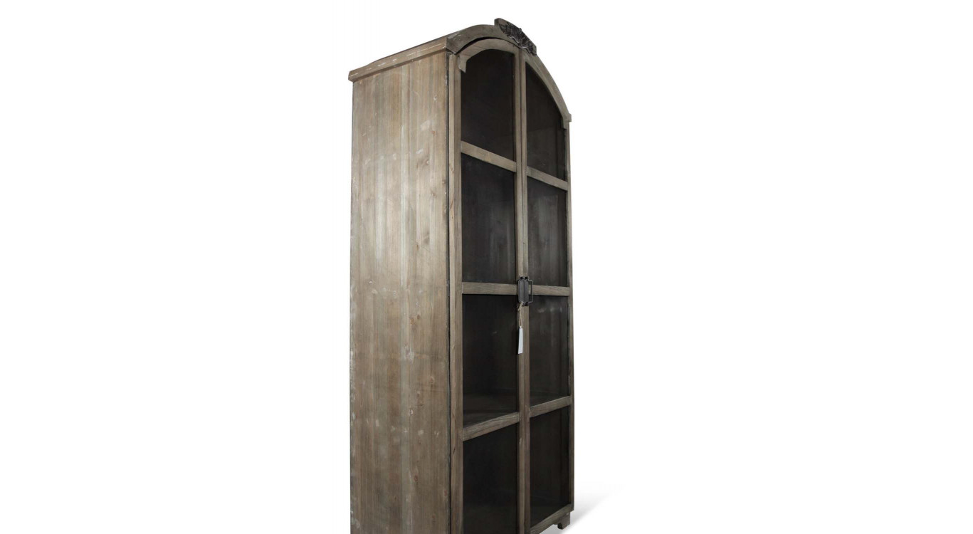 Geschirrschrank Holz 85.5x42x185.5cm