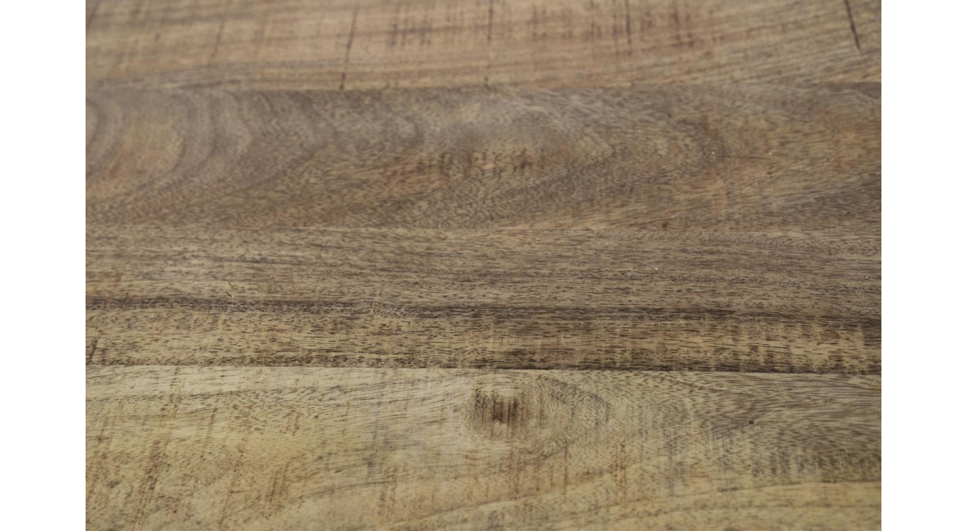 Truhe 3 Schubladen Holz Braun 200x45x81cm