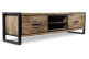 TV-Möbel mit 2 Schubladen Holz Braun 159x45x45,5cm