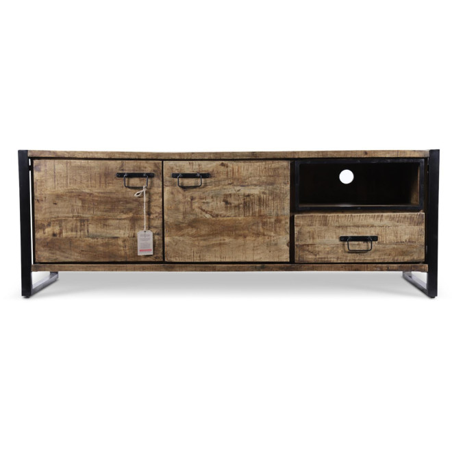 TV-Möbel 1 Schublade Holz Braun 170x45x60cm