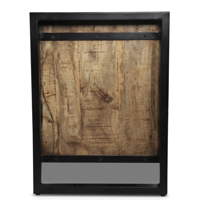 Meuble TV 1 Tiroir Bois Marron 170x45x60cm