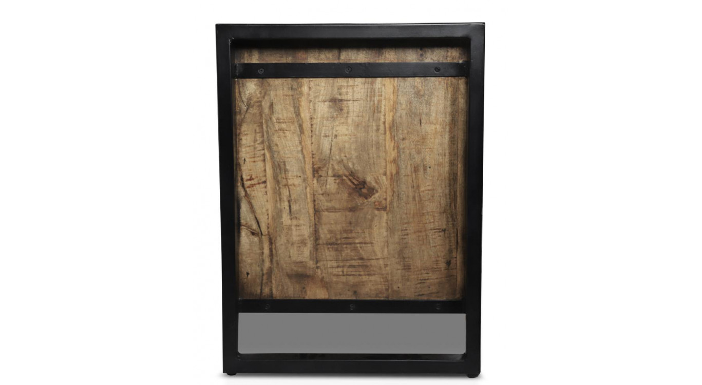 Meuble TV 1 Tiroir Bois Marron 170x45x60cm