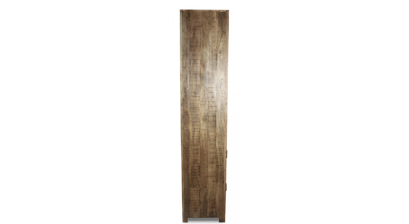 Anrichte mit 2 Schubladen Holz Braun 110x40x190cm