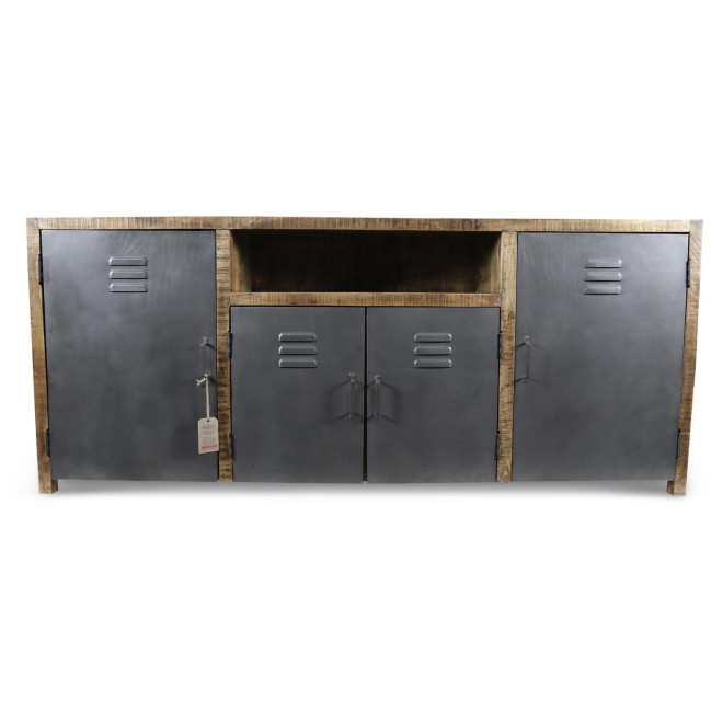 Truhe Holz Braun 200x40x85cm
