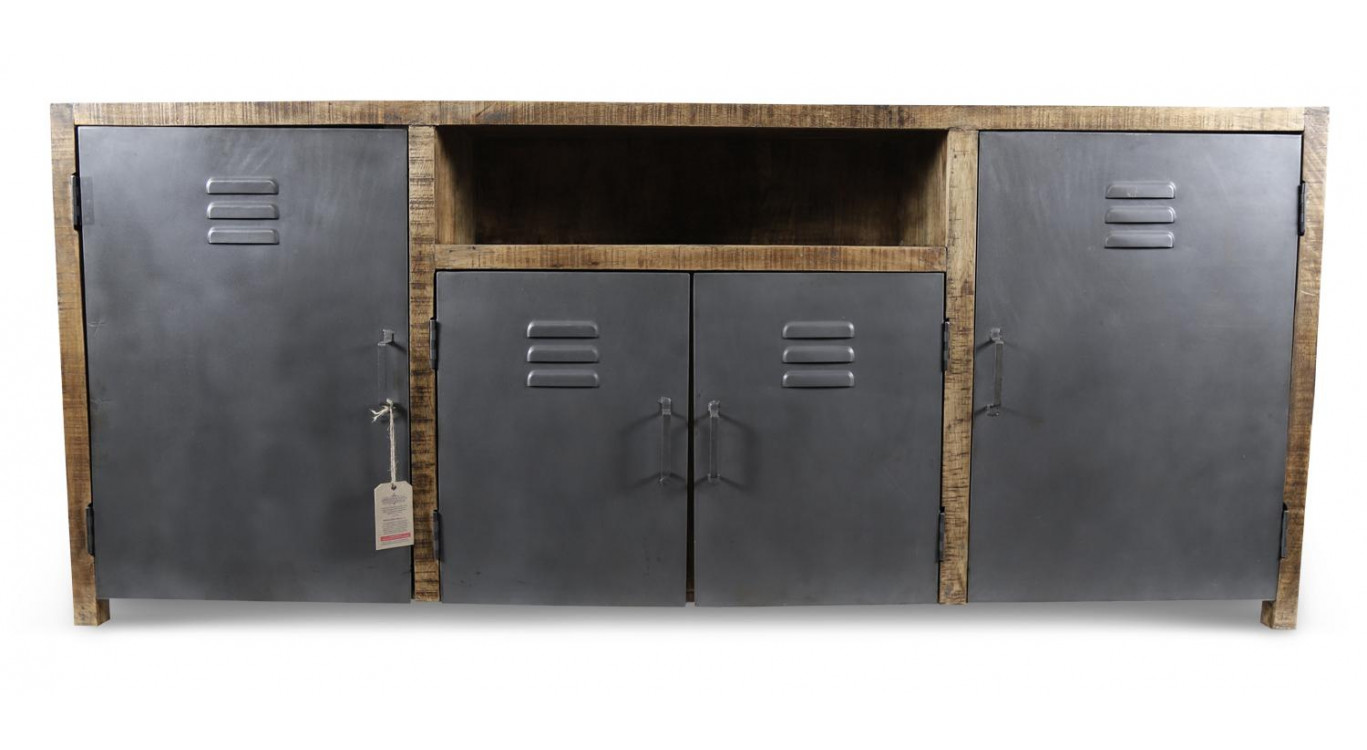 Truhe Holz Braun 200x40x85cm