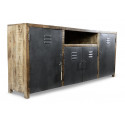 Truhe Holz Braun 200x40x85cm