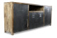 Truhe Holz Braun 200x40x85cm