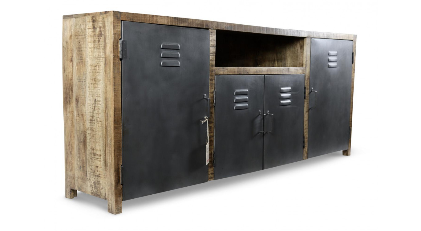 Truhe Holz Braun 200x40x85cm