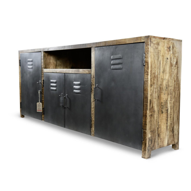 Truhe Holz Braun 200x40x85cm