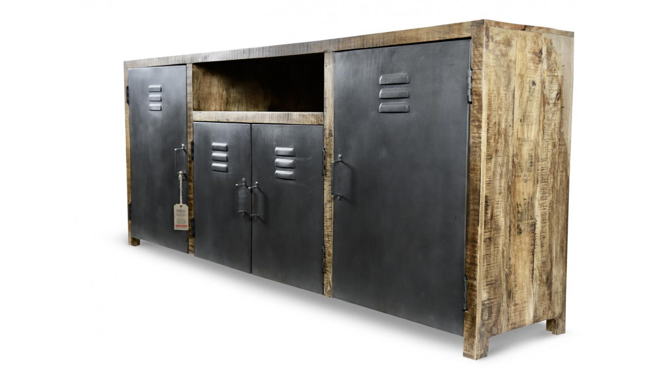 Truhe Holz Braun 200x40x85cm