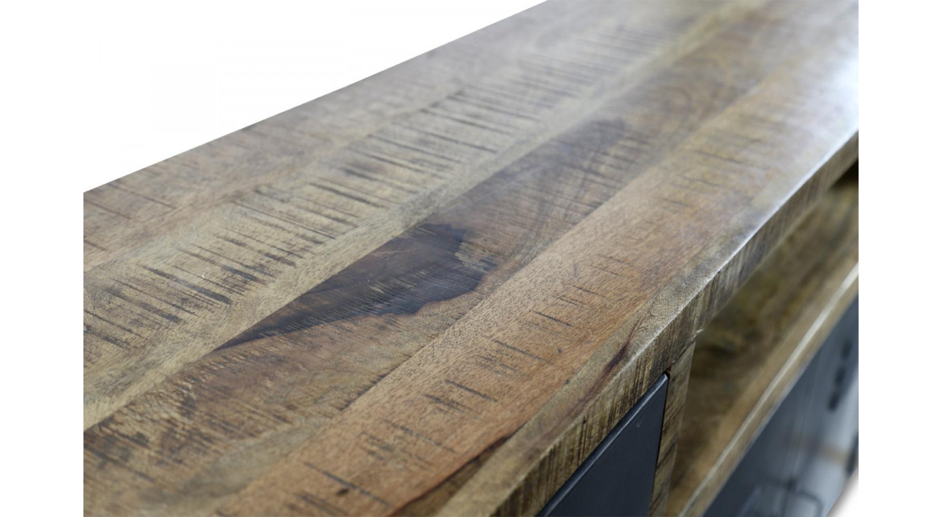 Truhe Holz Braun 200x40x85cm
