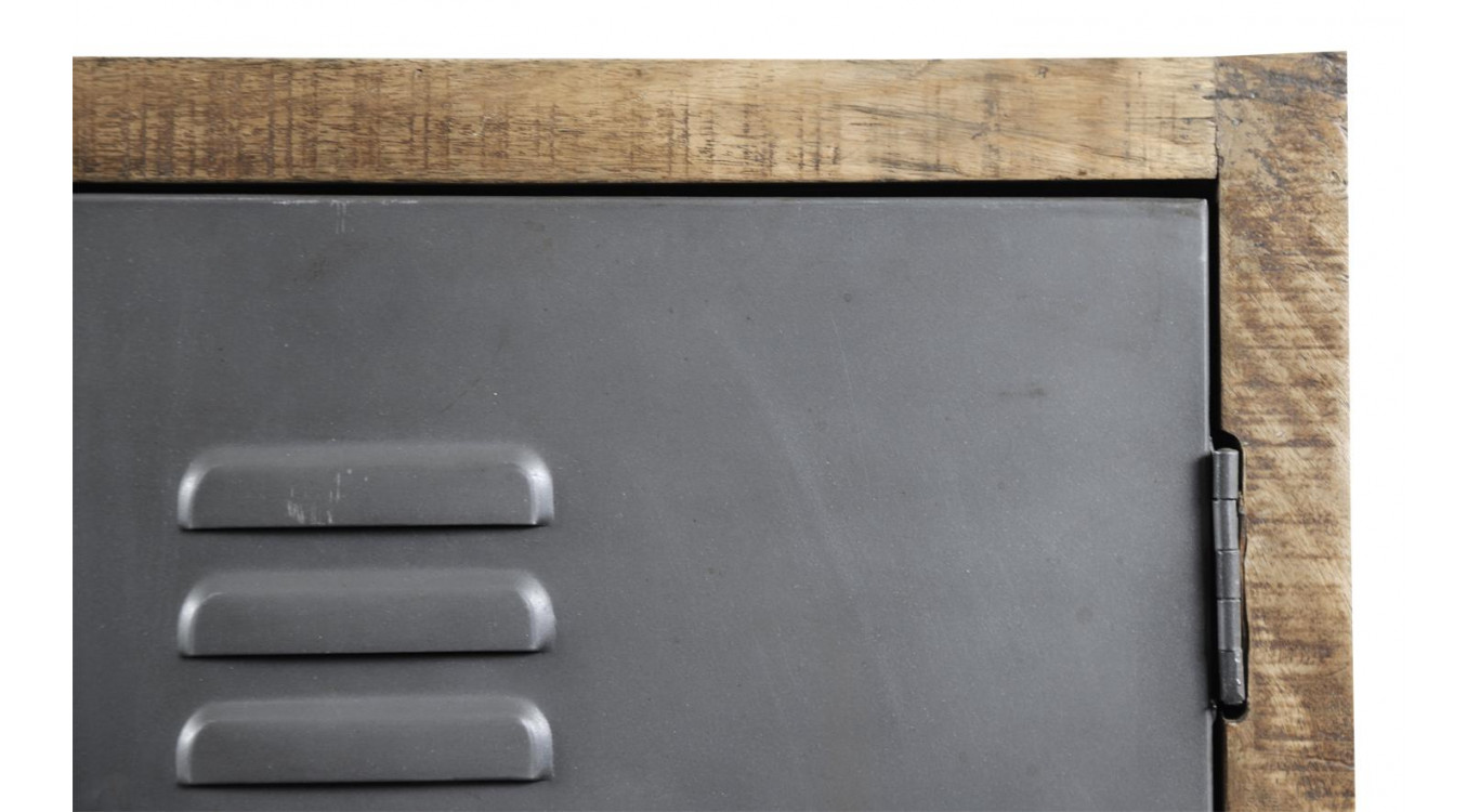 Bahut Bois Marron 200x40x85cm