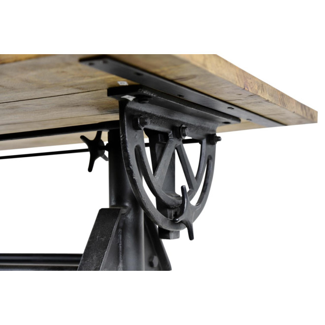 Esstisch Holz Braun 150x75x86,5/108cm