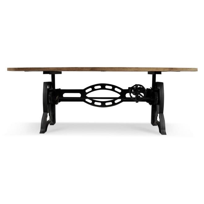 Table à Manger Bois Marron 196x96x75/101cm