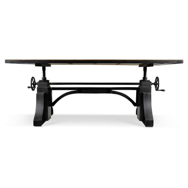 Table à Manger Bois Marron 206,5x96x76,5/109cm