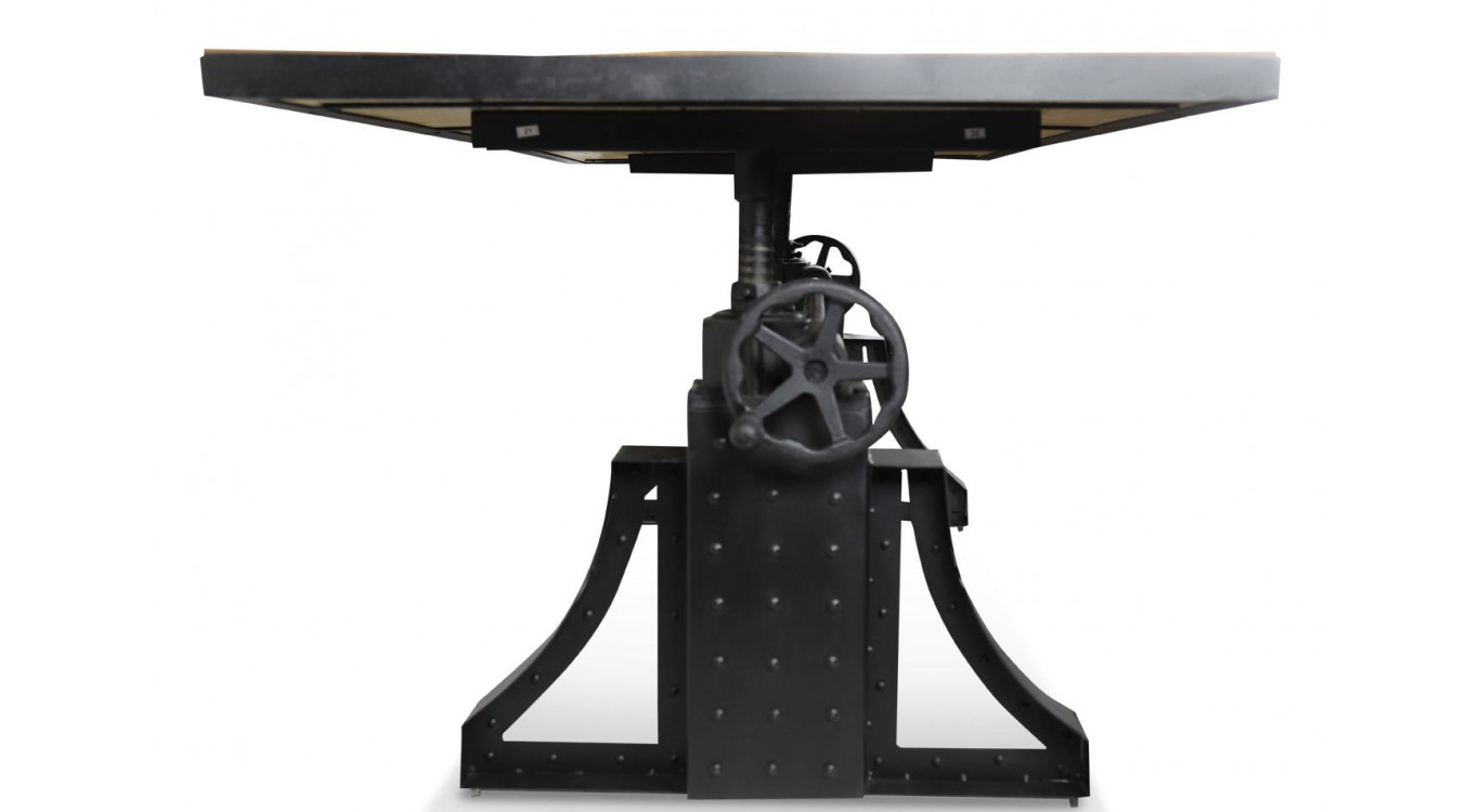 Table à Manger Bois Marron 206,5x96x76,5/109cm