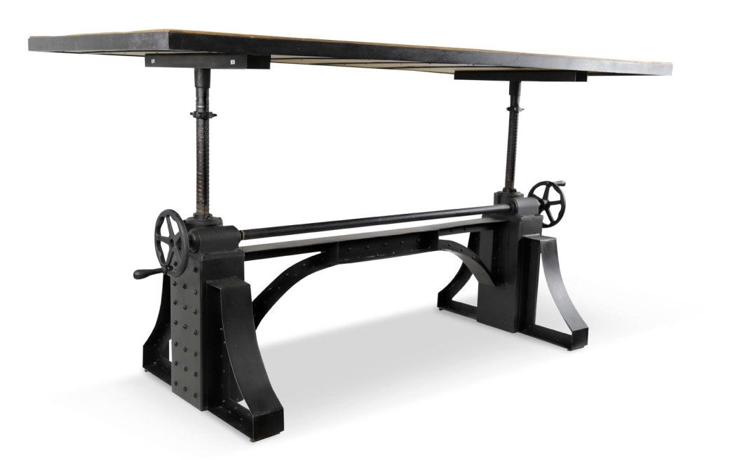 Table à Manger Bois Marron 206,5x96x76,5/109cm
