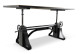 Table à Manger Bois Marron 206,5x96x76,5/109cm