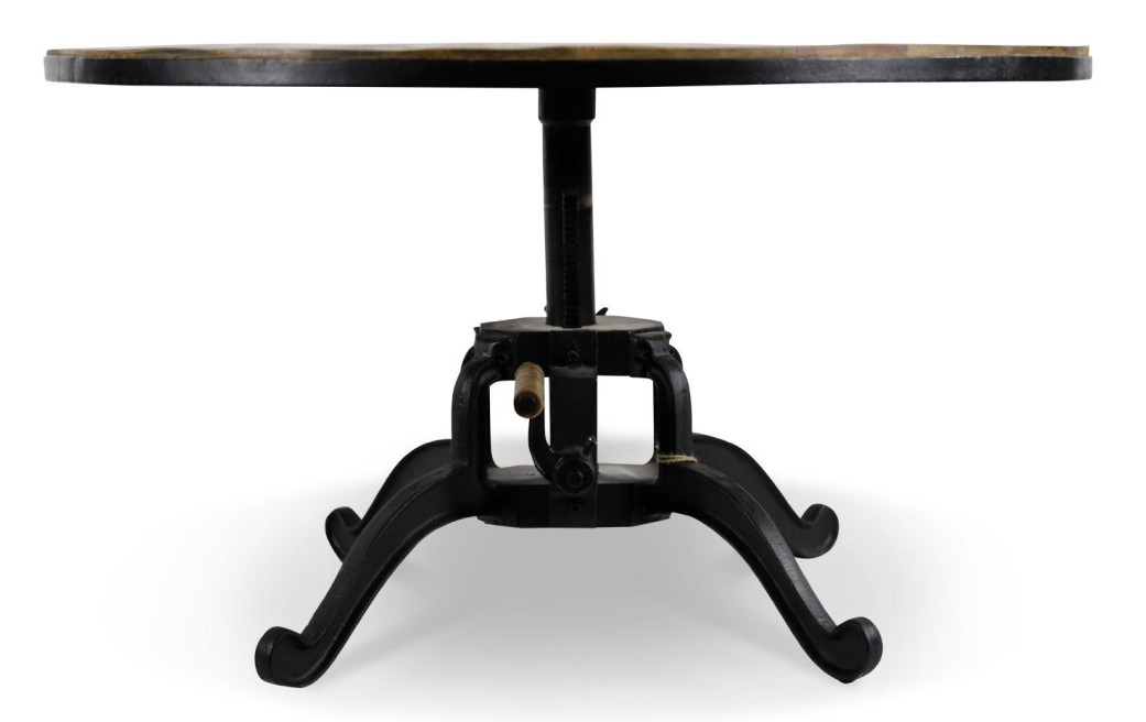 Table Basse Bois Marron 101x101x47,5/59cm