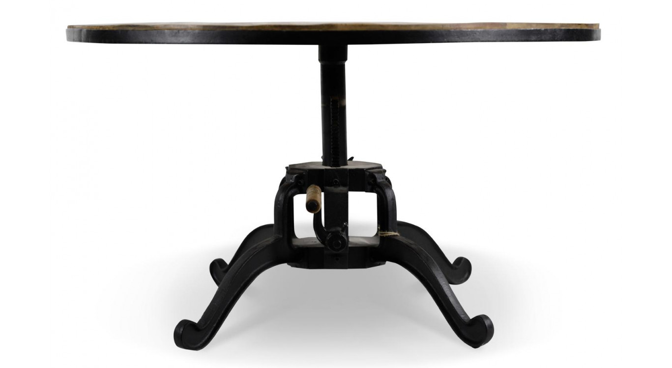 Niedriger Holztisch Braun 101x101x47,5/59cm