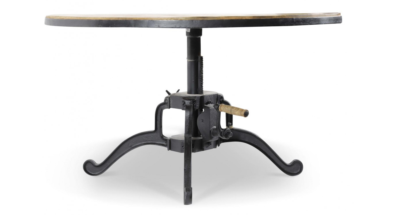 Niedriger Holztisch Braun 101x101x47,5/59cm