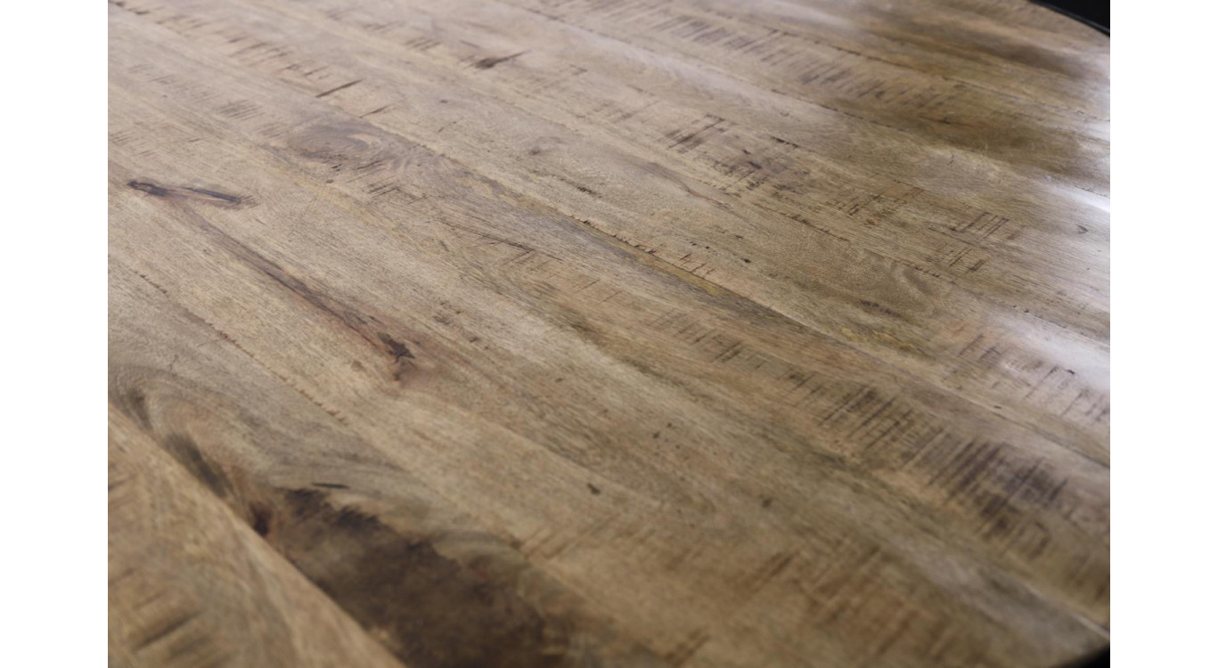 Esstisch Holz Braun 120x120x81cm