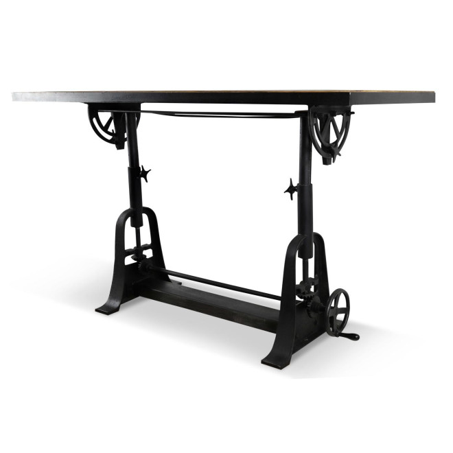 Table à Manger Bois Marron 171x76x76.5/115.5cm