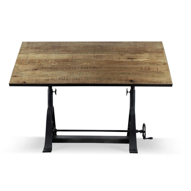 Esstisch Holz Braun 171x76x76,5/115,5cm