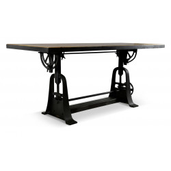 Table à Manger Bois Marron 171x76x76.5/115.5cm