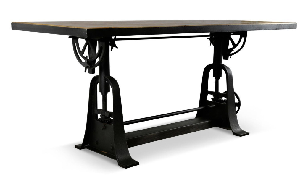 Table à Manger Bois Marron 171x76x76.5/115.5cm