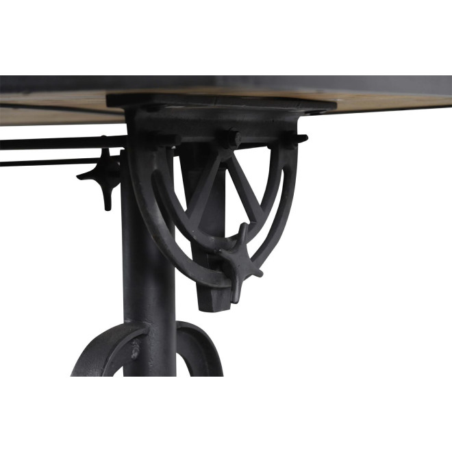 Table à Manger Bois Marron 171x76x76.5/115.5cm