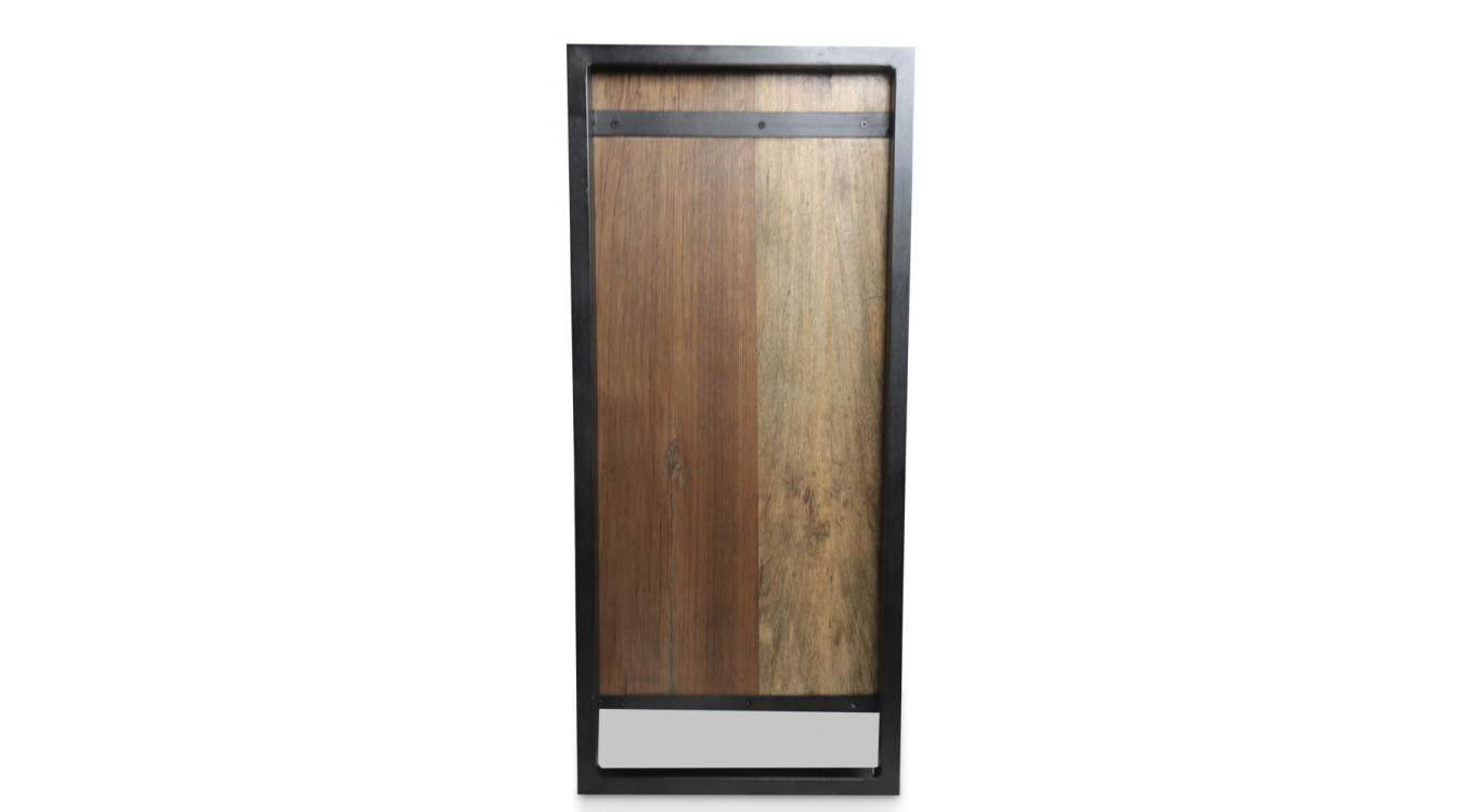 Bahut 6 Tiroirs Bois Marron 180x40x91cm