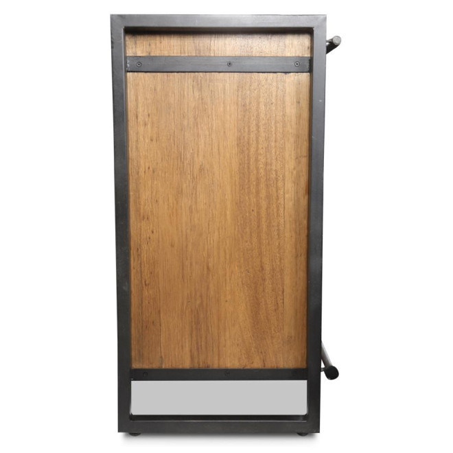 Kommode mit 6 Schubladen Holz Braun 150x40x81cm