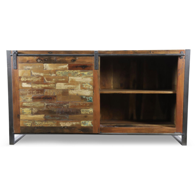 Kommode mit 6 Schubladen Holz Braun 150x40x81cm
