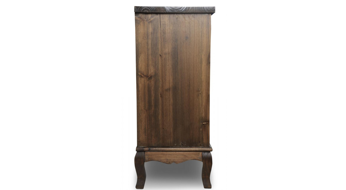 Kommode Grainetier 10 Schubladen Holz 125x35x80cm