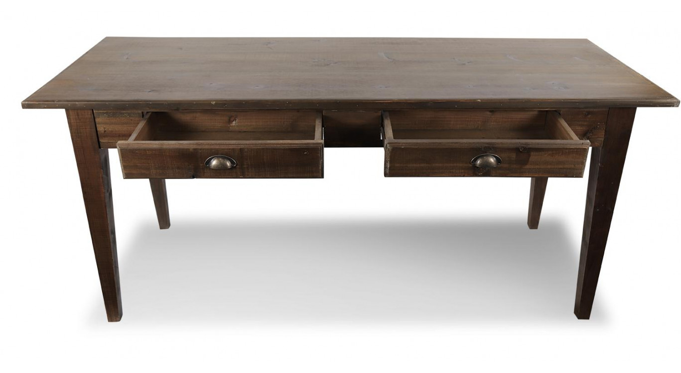 Esstisch Holz 4 Schubladen 180x71x79.5cm