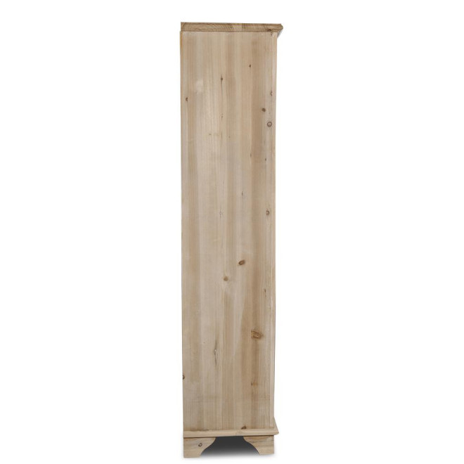 Chiffonnier 8 Tiroirs Bois Nu 54.5x33x146.5cm