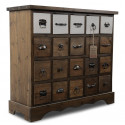 Kommode 20 Schubladen Holz 92x33x83.5cm