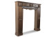 Marco para abrigos 2 cajones repisa de chimenea 108.5x20.5x111.5cm