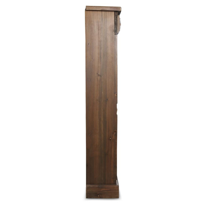 Encadrement Manteau Cheminée 2 Tiroirs 108.5x20.5x111.5cm
