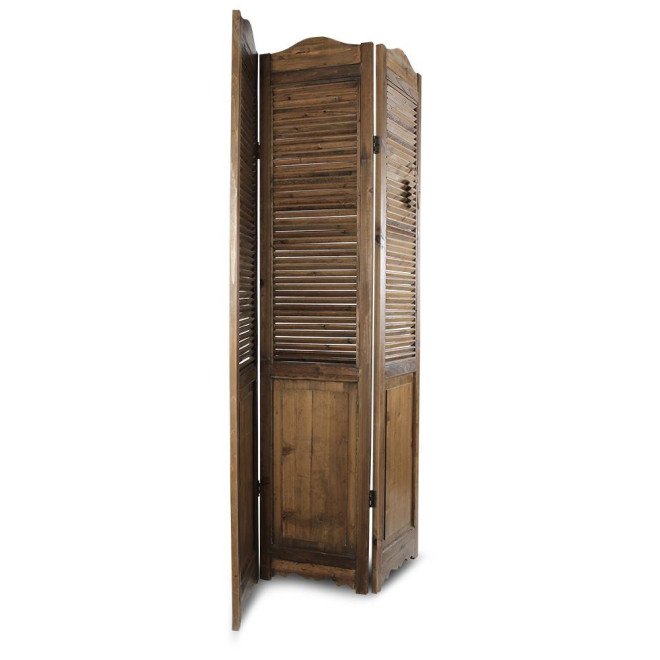 Paravent Bois 3 Panneaux 40.5x2.5x187.5cm