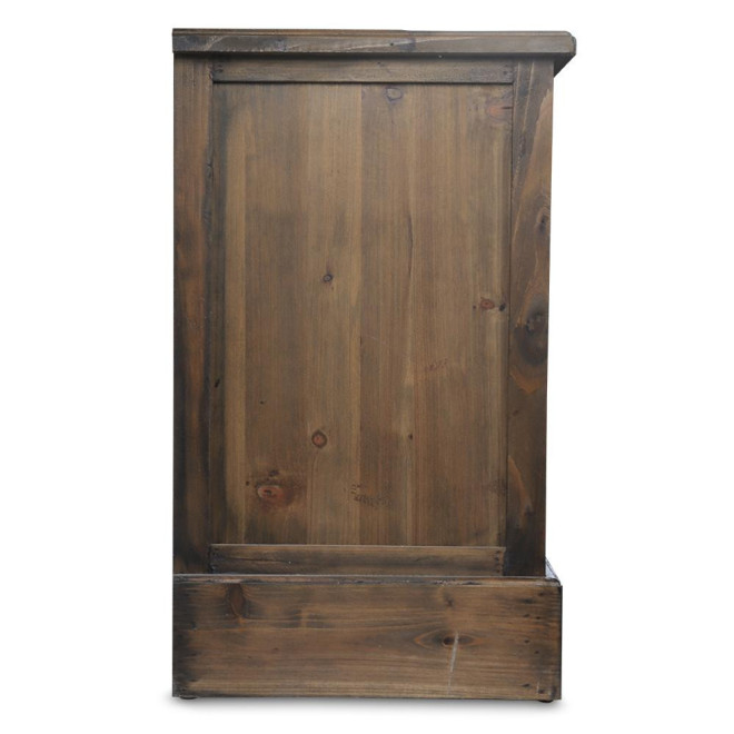 Anrichte mit 3 Schubladen Holz 119x38x64.5cm