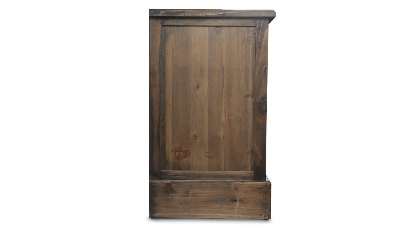 Anrichte mit 3 Schubladen Holz 119x38x64.5cm
