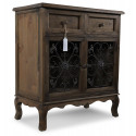 Buffet per pasticceri a 2 cassetti in legno 75x39x81cm