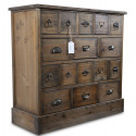 Kommode Samenhändler 16 Schubladen Holz 96x35x92cm
