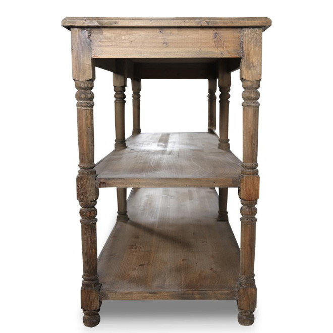 Console Drapier Bois 162x54x87cm