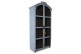 Geschirrschrank Holz Blau Alt 85.5x42x185.5cm