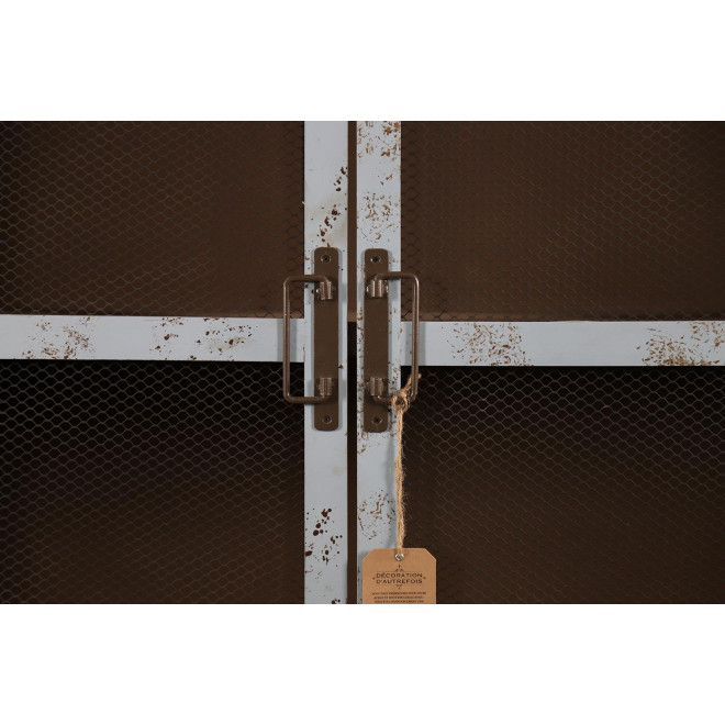 Geschirrschrank Holz Altblau 85.5x42x185.5cm